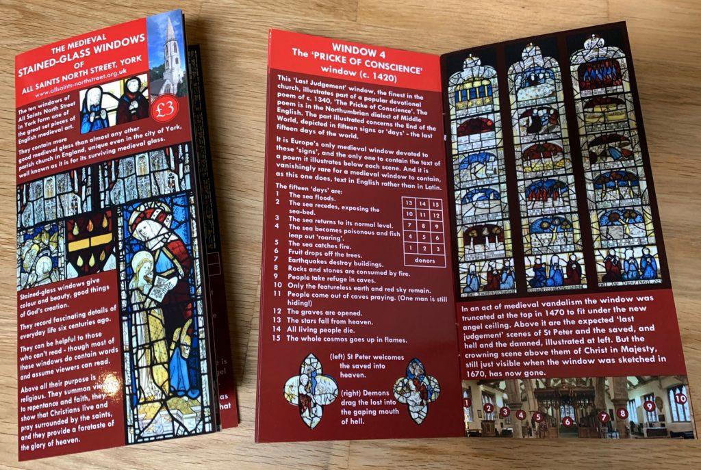 Booklet of Medieval Stained Glass Windows at All Saints