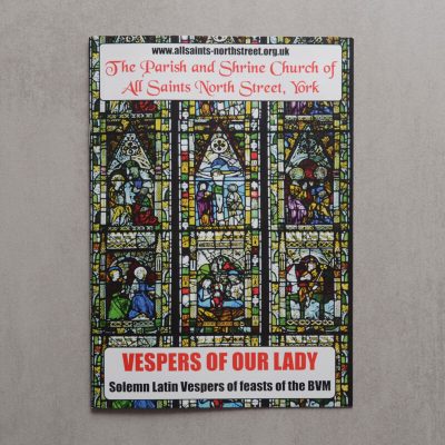 Vespers of Our Lady booklet