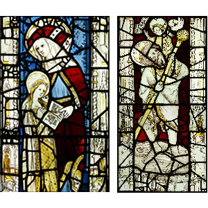 Christ child stained glass 
