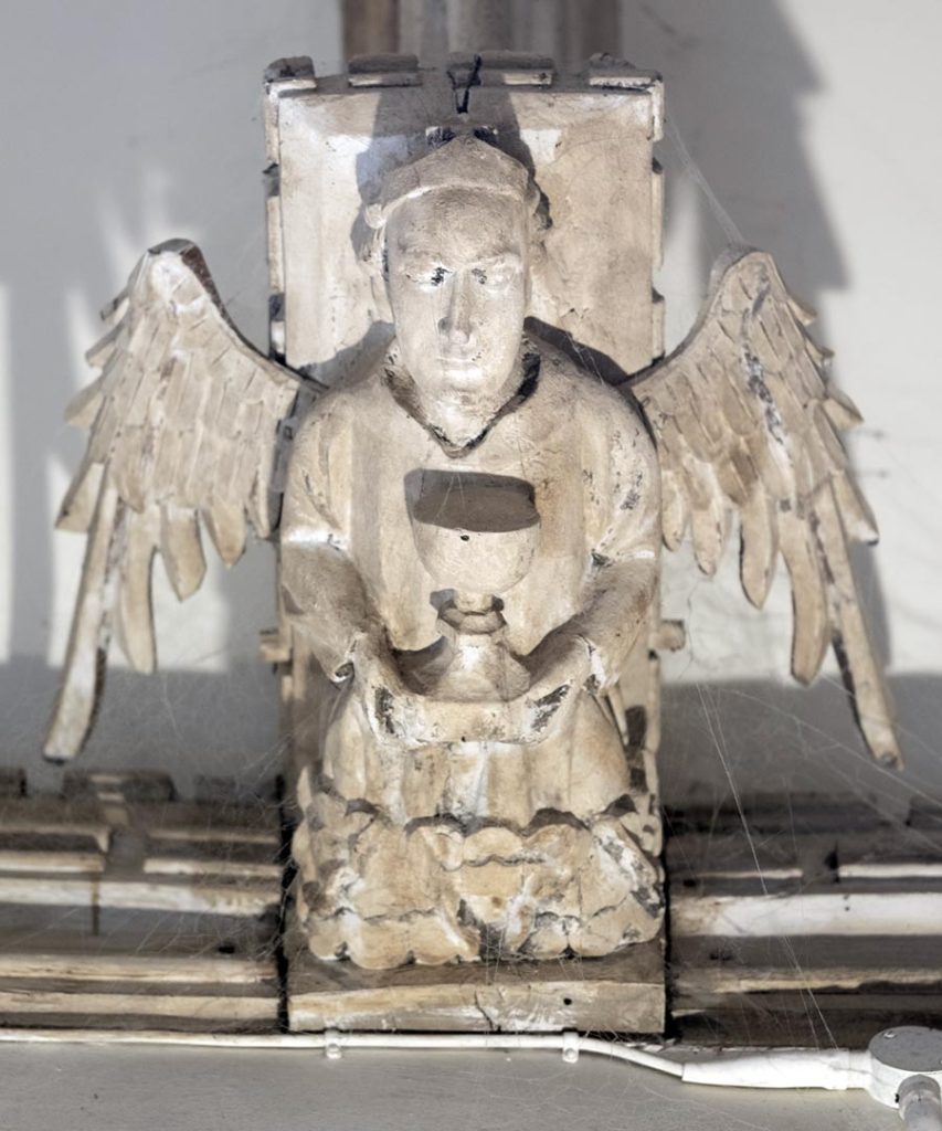 Angel holding chalice