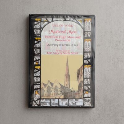 DVD of Pontifical High Mass according to the Use of York