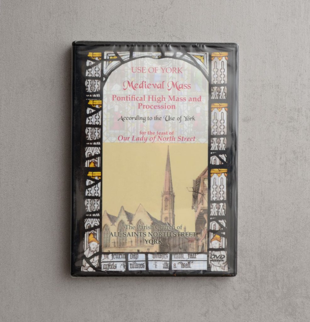 DVD of Pontifical High Mass according to the Use of York